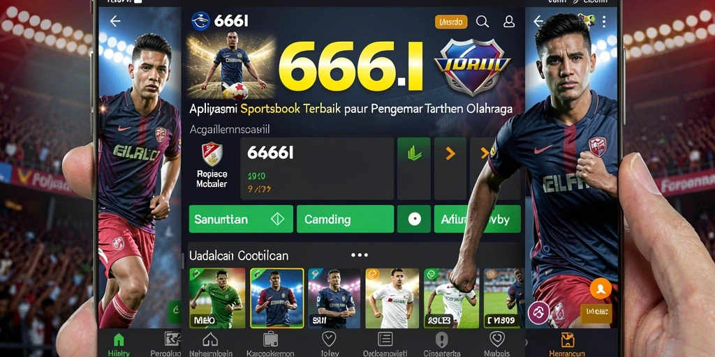 Screenshot utama 666I menampilkan fitur taruhan olahraga yang menarik.