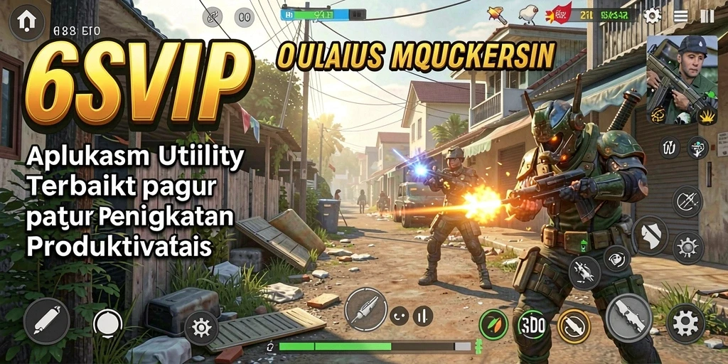 Screenshot utama 6SVIP menampilkan antarmuka aplikasi Utility yang intuitif.