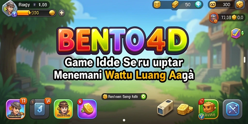 Tangkapan layar menunjukkan gameplay seru dari BENTO4D.