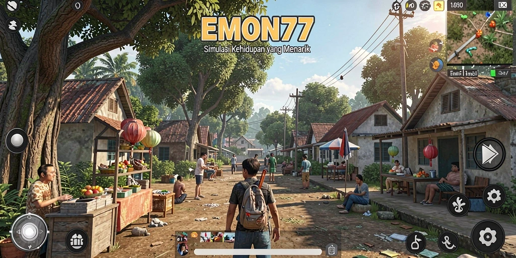 Tampilan gameplay EMON77 yang menarik dan interaktif.