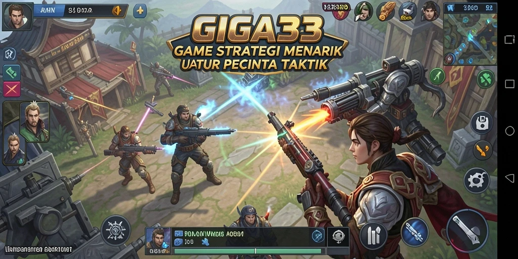 Tangkapan layar GIGA33 menunjukkan aksi strategi yang mendebarkan.
