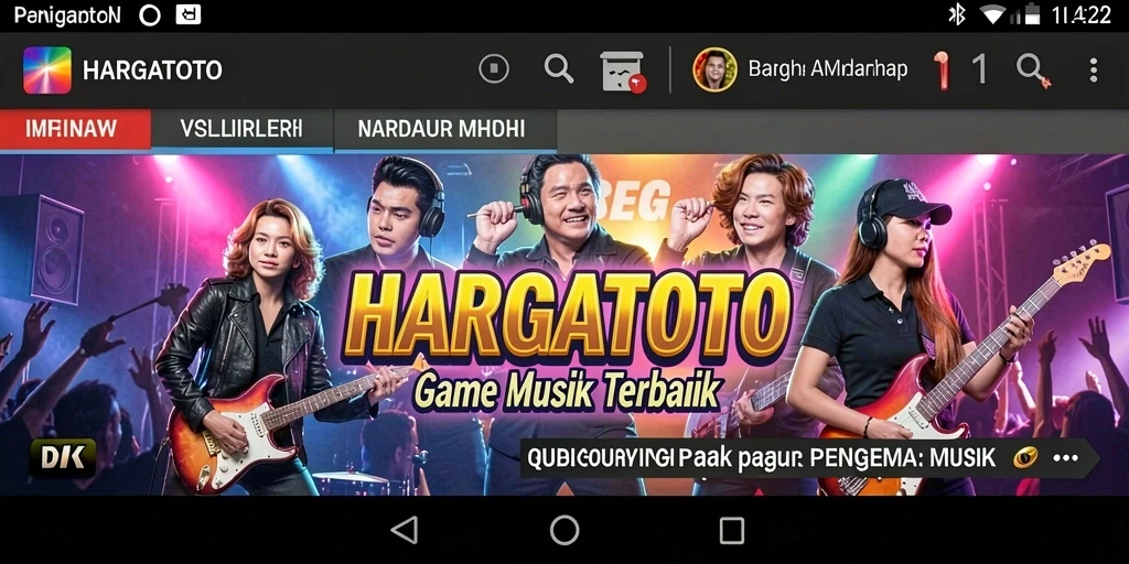 Tampilan gameplay HARGATOTO yang seru dan interaktif.