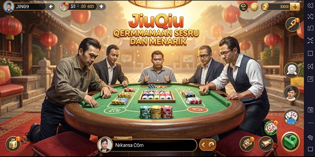 Tampilan gameplay QiuQiu yang seru di JIN69.
