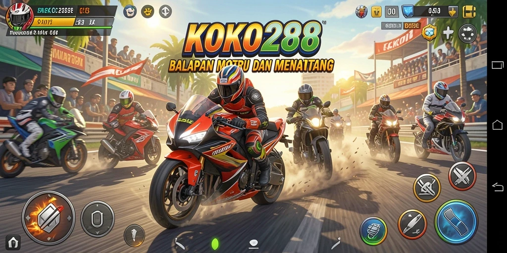 Tampilan gameplay KOKO288 yang mendebarkan dan penuh aksi.