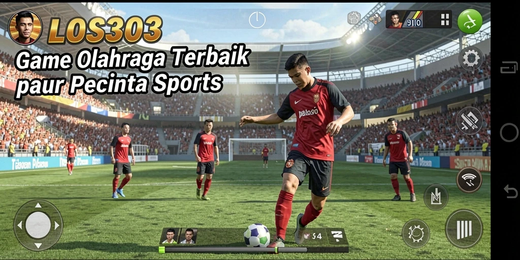 Tampilan gameplay Los303 menampilkan aksi olahraga yang mendebarkan dan interaktif.