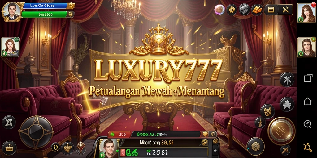 Tampilan gameplay seru di dunia petualangan LUXURY777.