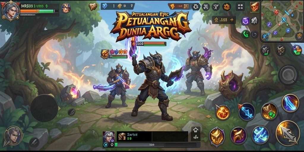 Screenshot MR888 menunjukkan aksi gameplay seru ARPG yang menggugah.
