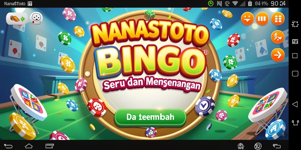 Tampilan gameplay NANASTOTO yang seru dan interaktif.