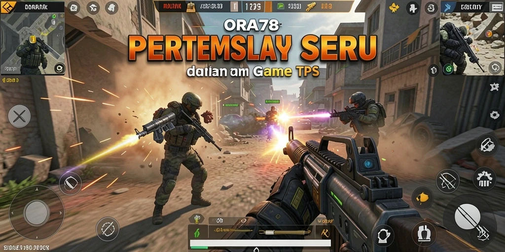 Gameplay ORA78 menunjukkan pertarungan mendebarkan dalam dunia TPS.