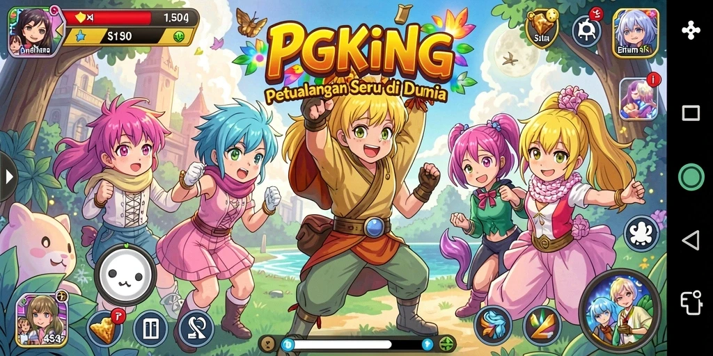 Pengalaman gameplay seru dan menakjubkan di dunia Anime PGKING.