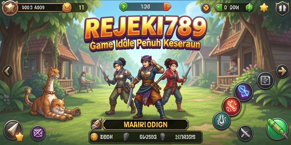 Tampilan gameplay Idle REJEKI789 yang menarik dan menyenangkan.