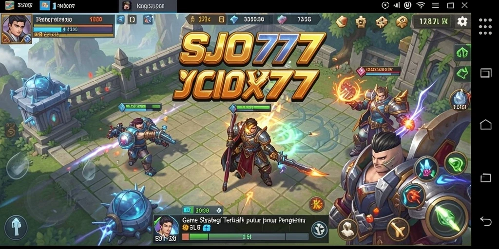 Tampilan gameplay SJO777 yang seru dan menantang di dunia SLG.