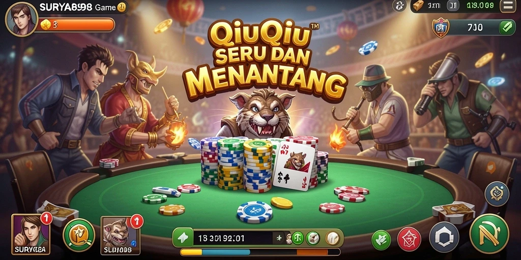 Screenshot SURYA898 menampilkan gameplay seru QiuQiu.